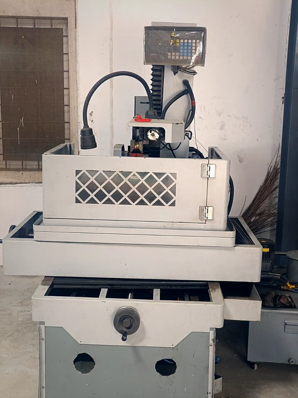 CNC EDM digital readout and cutting head